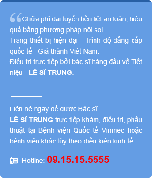điều trị bệnh tiền liệt tuyến