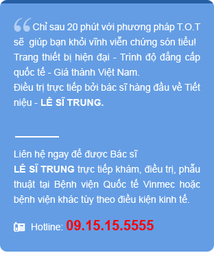điều trị són tiểu